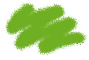 Акриловая краска  зеленая