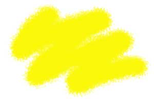 Акриловая краска светло-желтая (лимонная)