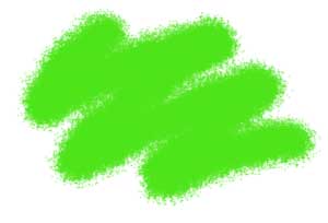 Акриловая краска ярко-зеленая