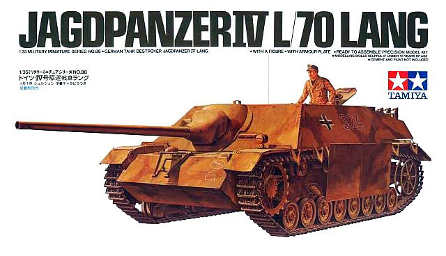 Ягдпанцер Jagdpanzer IV c фигуркой