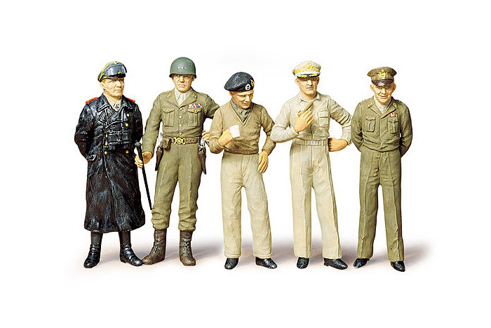 Модель - Генералы 2-й мировой войны:  Паттон, Эйзенхауэр, Роммель и д