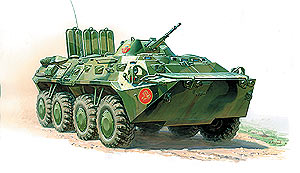 Модель - Российский БТР-80