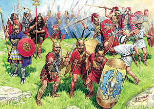 Модель - Пехота римской республики III-I вв. до н.э.