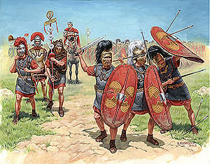 Модель - Римская пехота II-I вв. до н.э.