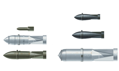 Модель - Набор бомб WWII German Aircraft Weapons-1