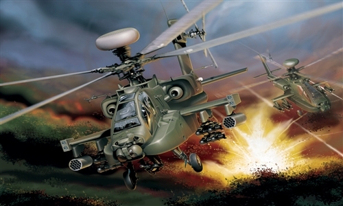 Модель - Вертолет AH-64D Longbow Apache