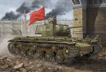 Модель - Танк KV-1 (1941 Simplified Turret)