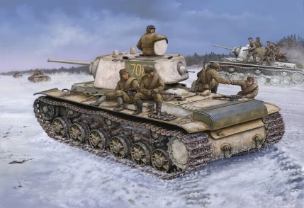 Танк KV-1 (1942 Heavy cast Turret)