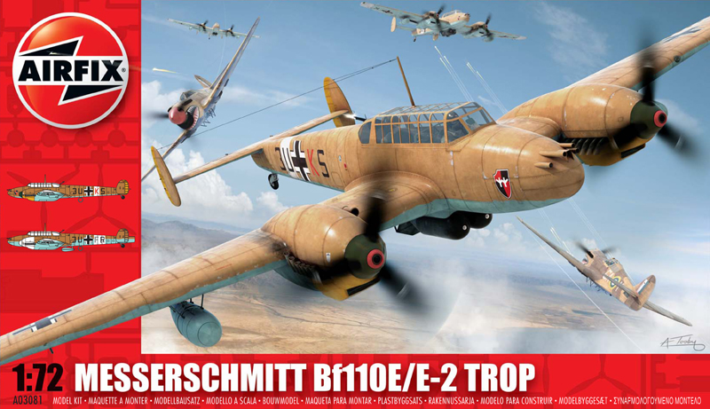 Модель - САМОЛЕТ MESSERSCHMITT Bf110E