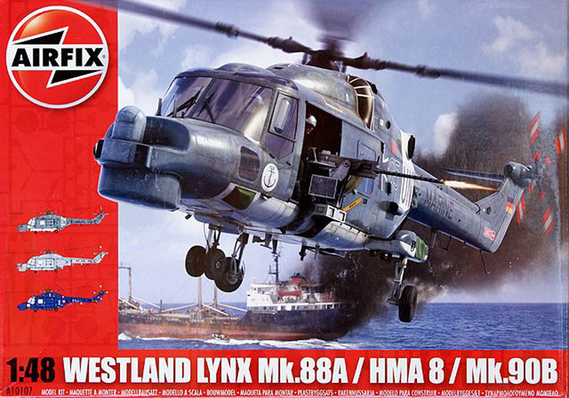Модель - Вертолет Westland LYNX NAVY HMA8