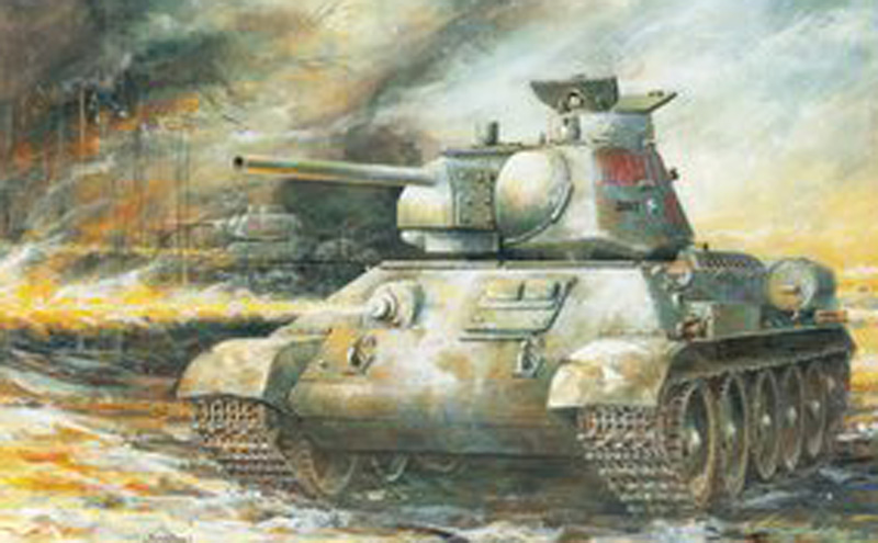 Модель - Танк огнеметный ОТ-34