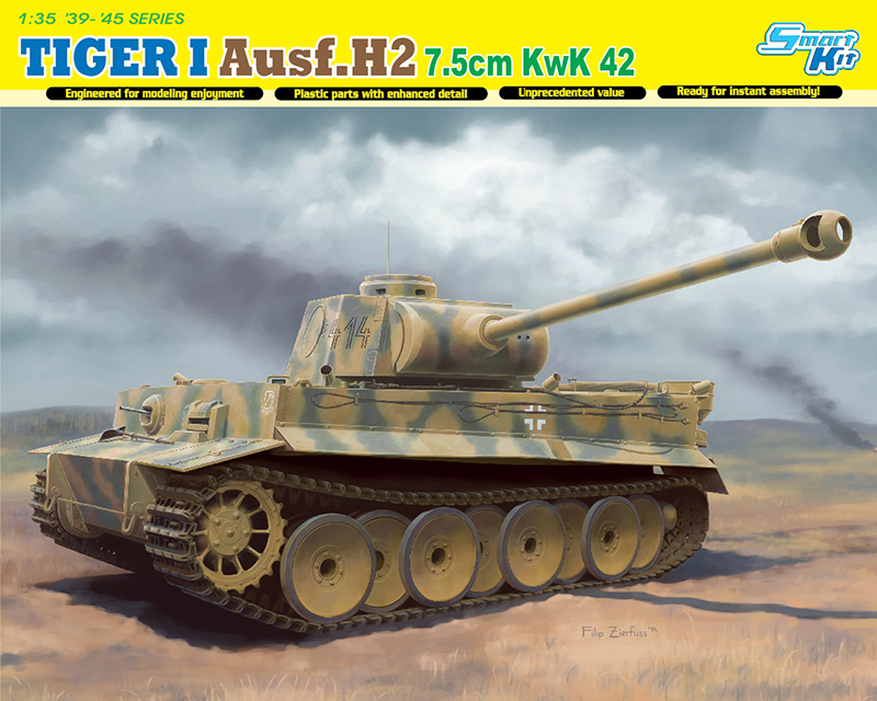 Модель - 1/35 ТАНК TIGER I Ausf.H2