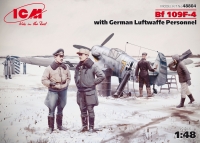 Модель - Bf 109F-4 с Германским персоналом Люфтваффе