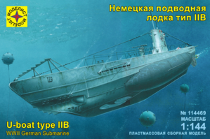Модель - Немецкая подводная лодка тип IIB