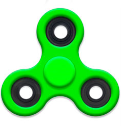 Спиннер Зелёный - Fidget Spinner