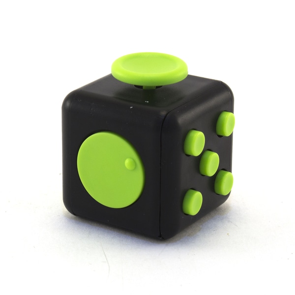 Черно-зеленый антистресс куб