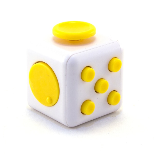Желтый Анти-стресс куб