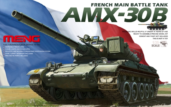 Meng 1/35 AMX 30B Французский Основной Боевой Танк