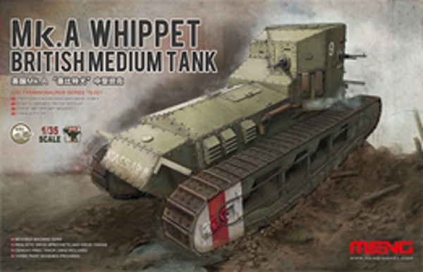 Meng 1/35 Британский Средний Танк Mk.A Whippet