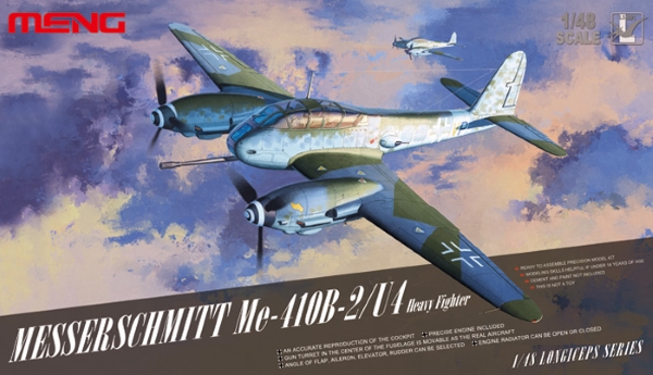 Модель - Meng Model 1/48 Самолет Messerschmitt Me 410B-2/U4