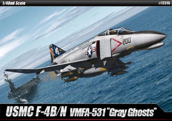 Модель - Самолет  USN F-4B/N VMFA-531 &quot;Gray Ghosts&quot;  (1:48)