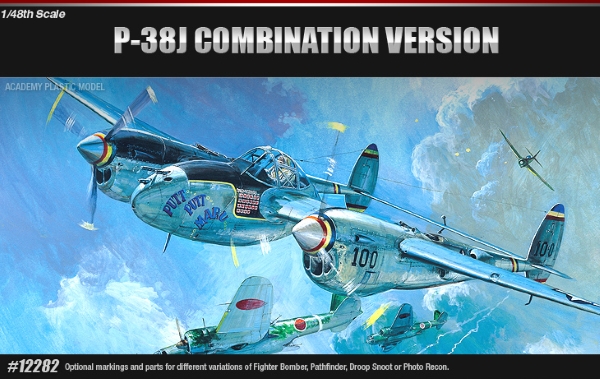 Самолет  P-38E/J/L (1:48)