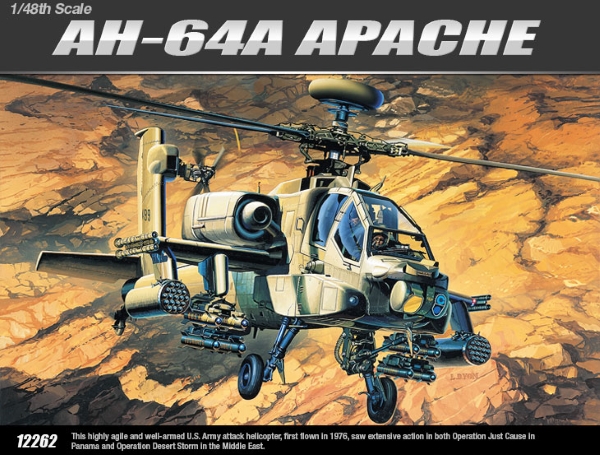 Вертолет AH-64A  (1:48)