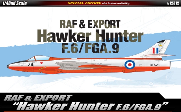 Самолет  RAF & Export Hawker Hunter F.6/FGA.9  (1:48)