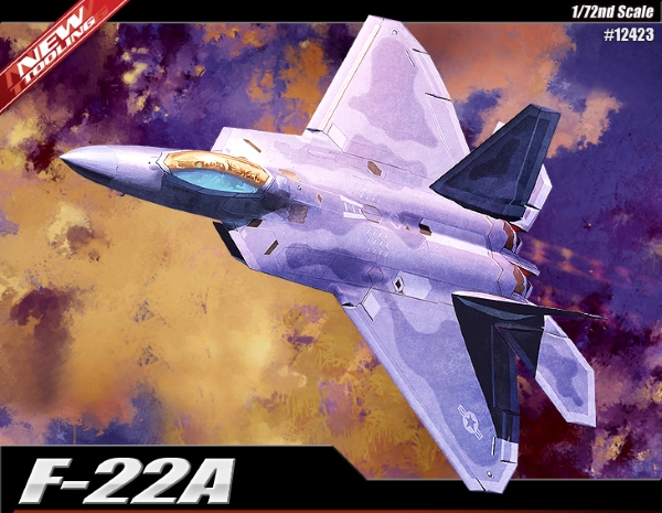 Модель - Самолёт F-22 Raptor (1:72)