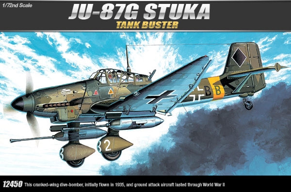 Модель - Самолет  JU-87G STUKA &quot;TANK BUSTER&quot; (1:72)