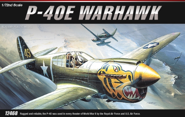 Самолёт  P-40E WARHAWK  (1:72)
