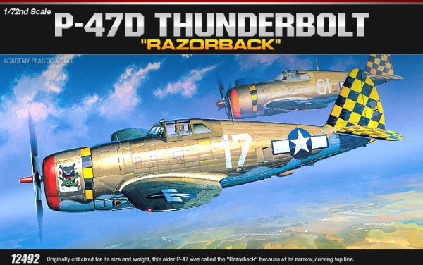 Модель - Самолёт  P-47D Thunderbolt Razor (1:72)