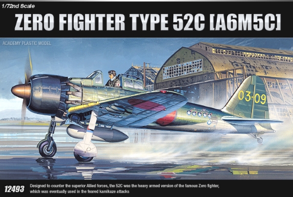 Самолет  A6M5c Zero Fighter type 52c  (1:72)