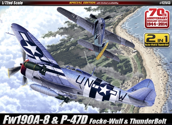 Самолет  P-47D & FW190A-8 