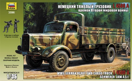 Немецкий тяжелый грузовик времен Второй Мировой Войны «L 450