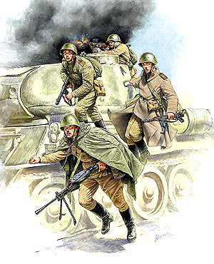 Модель - Советский танковый десант
