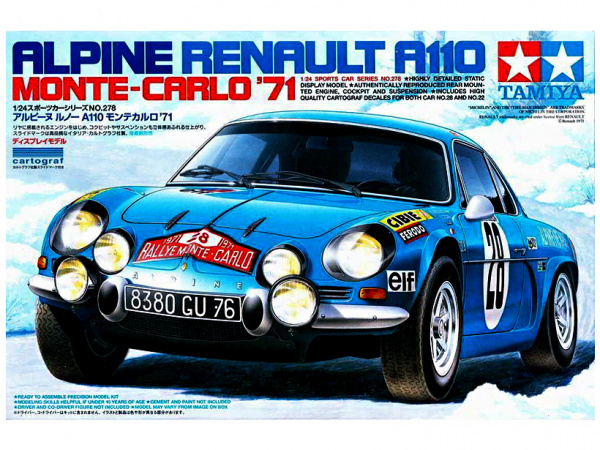 Alpine Renault A110 Monte-Carlo`71 (1:24)