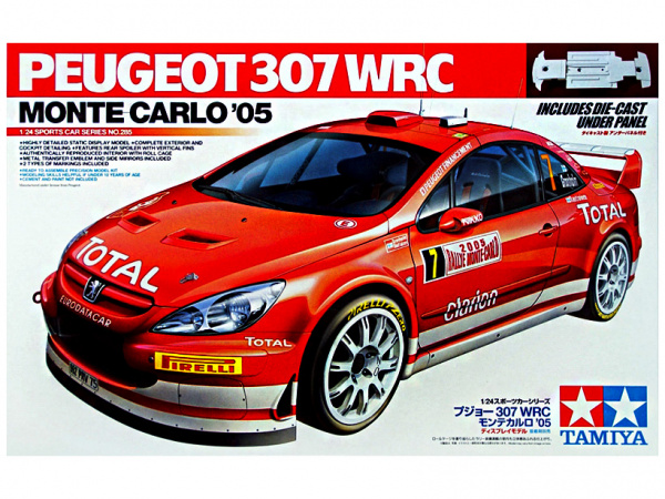 Peugeot 307 WRC Monte Carlo '05 (1:24)
