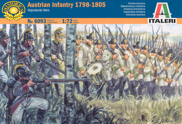 Австрийская пехота периода Наполеоновских войн Сборная модель 