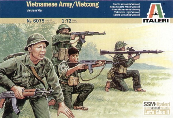 пехота армии Вьетнама периода Вьетнамской войны Сборная модель 