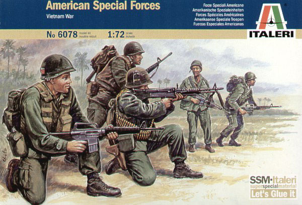 Американский спецназ во вьетнаме Сборная модель 