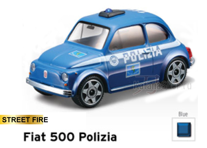 Модель-копия - Fiat 500 Polizia - Фиат 500 Полиция