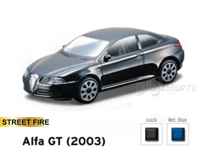Модель-копия - Alfa GT (2003) (синий металлик)