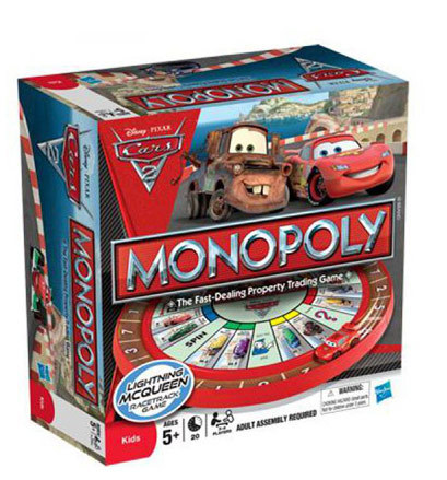 Настольная игра - Монополия Тачки 2 Monopoly