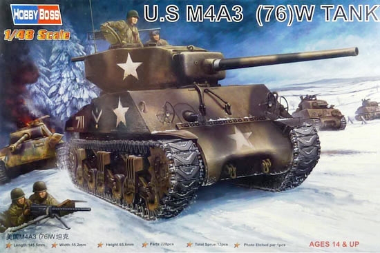 Модель - U.S M4A3 (76)W Tank