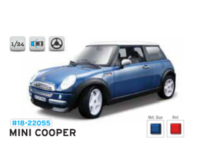 Модель-копия - 1:24  A/M BIJOUX Mini Cooper /Красный/