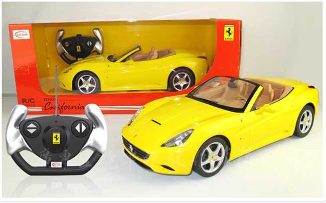 Машина р/у 1:12 Ferrari California (Жёлтая)